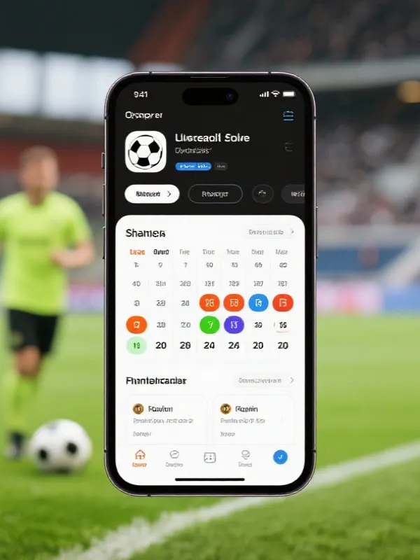 意甲赛程App界面
